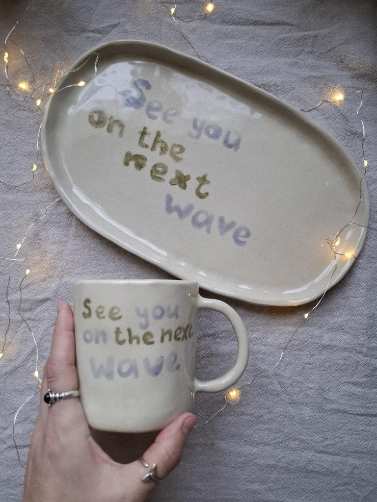 Тарелка "See you on the next wave"