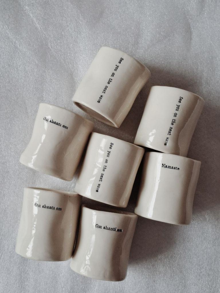 Set 2. Сет из 7 керамических стаканов