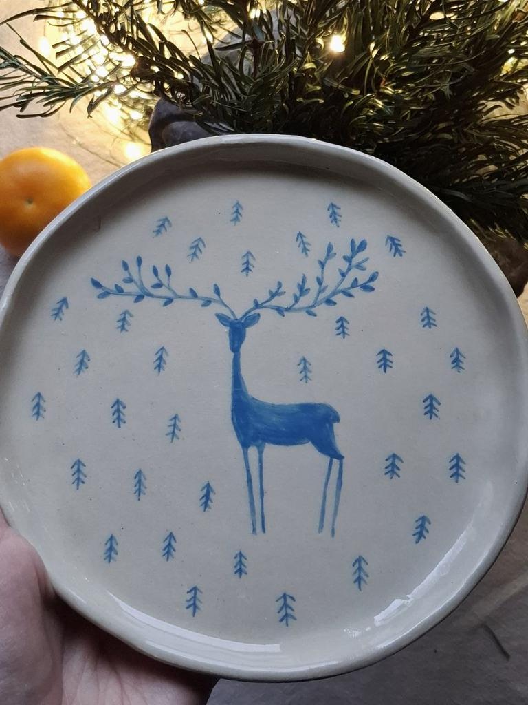 Тарелка "Новогодняя" 16 см