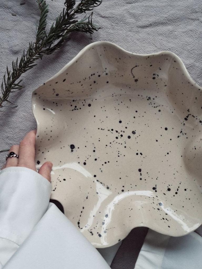 Тарелка  глубокая "Брызги"