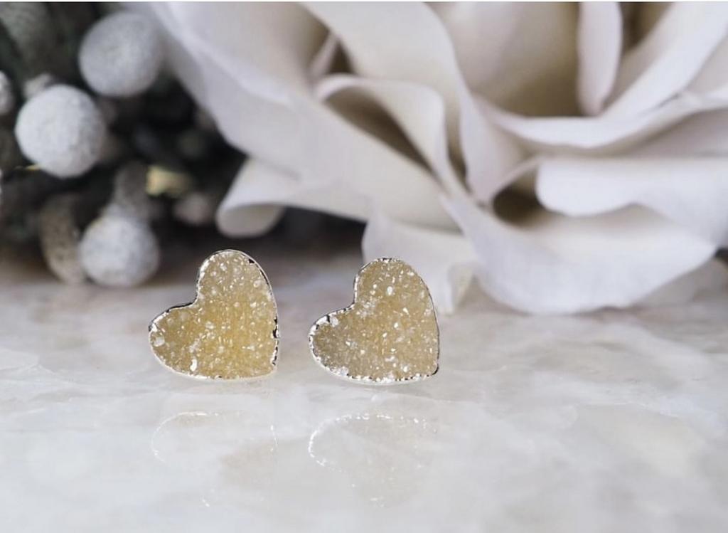 Серьги с цитрином