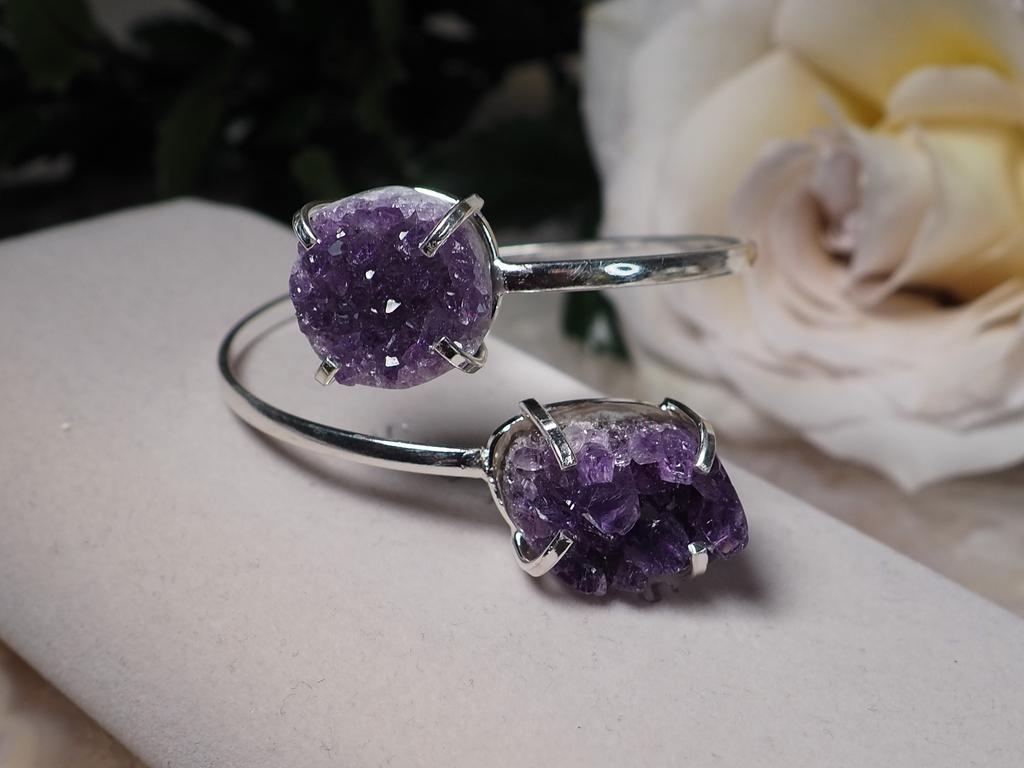 Браслет с аметистом