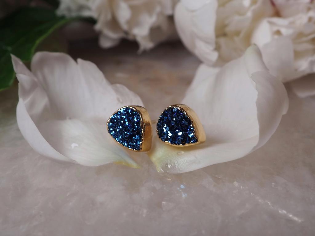 Пусеты с кварцем