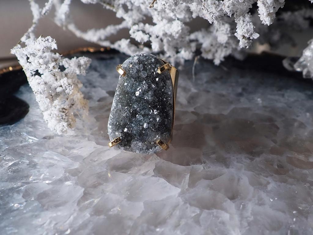 Кольцо с агатом