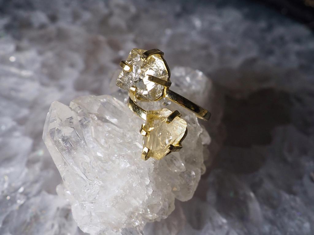 Кольцо с цитрином