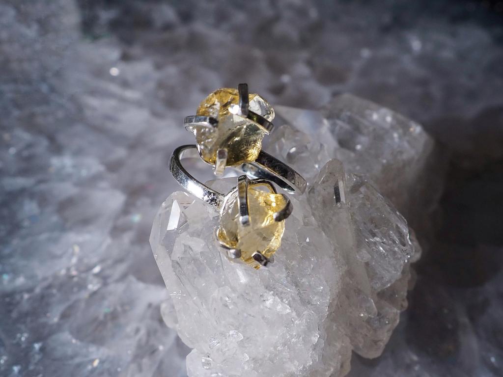 Кольцо с цитрином