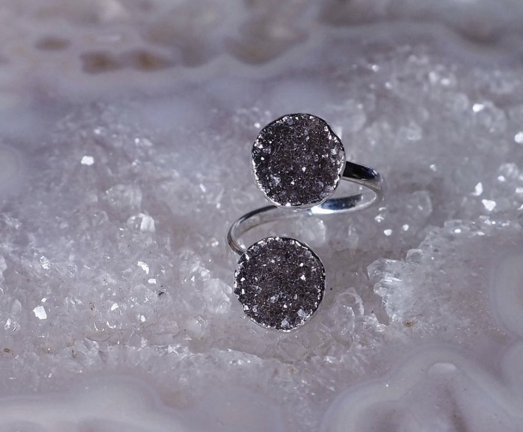 Кольцо с агатом