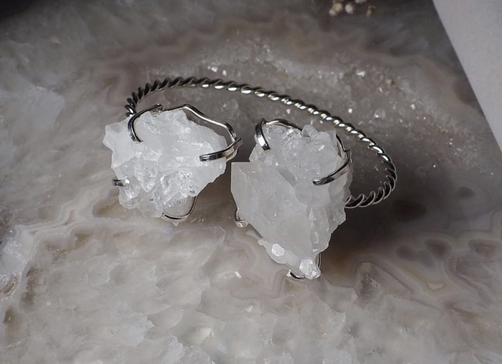 Браслет с горным хрусталем