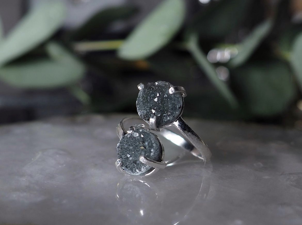 Кольцо с агатом