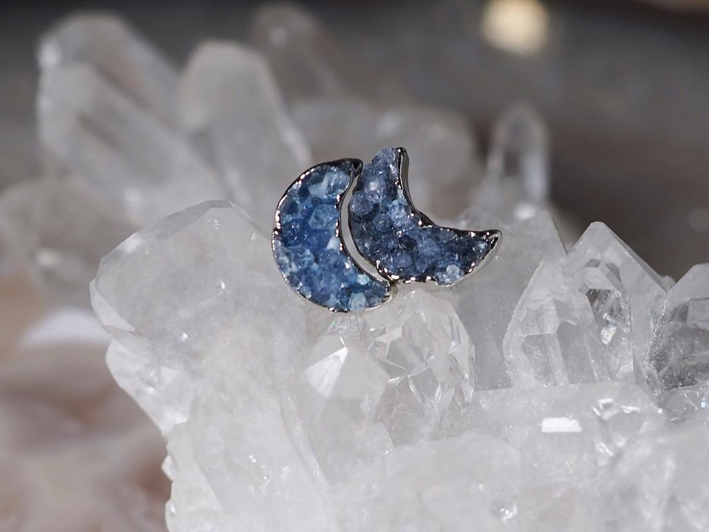 Серьги с кварцем