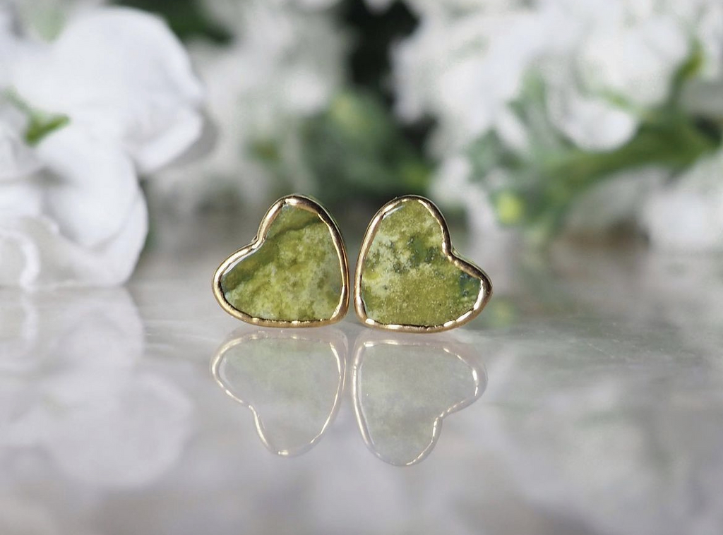 Серьги с яшмой