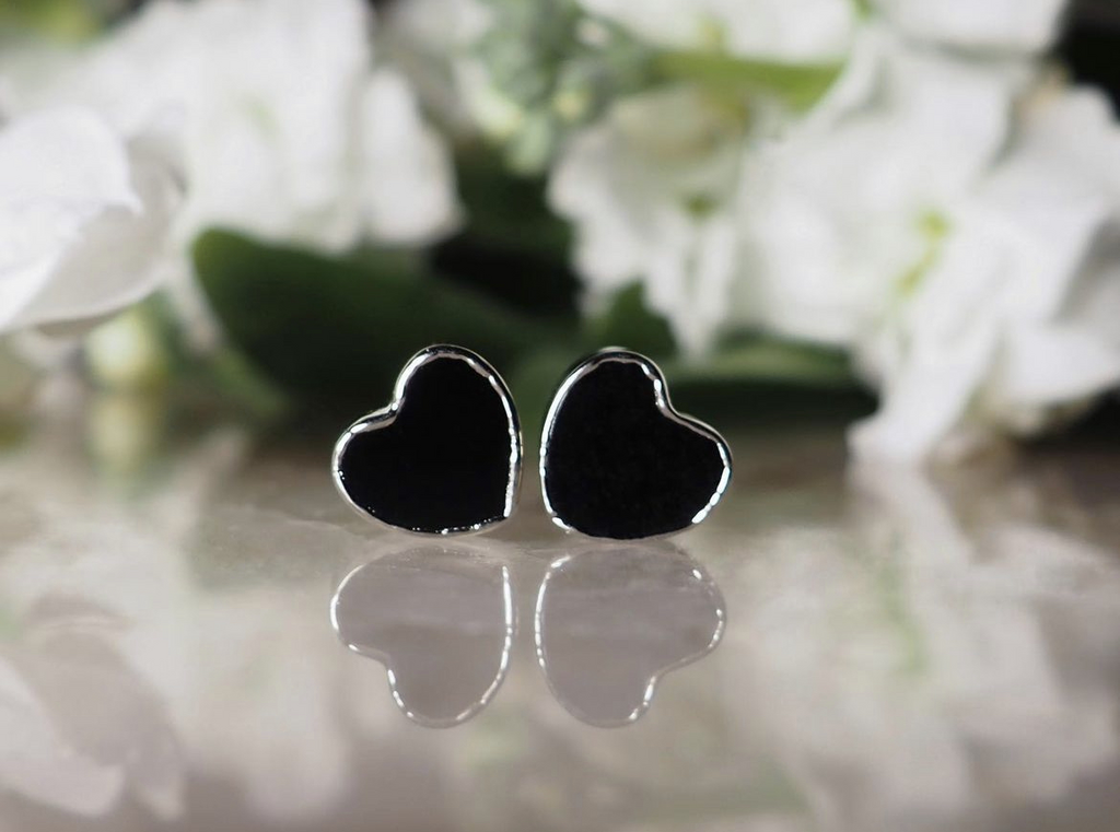 Серьги с ониксом