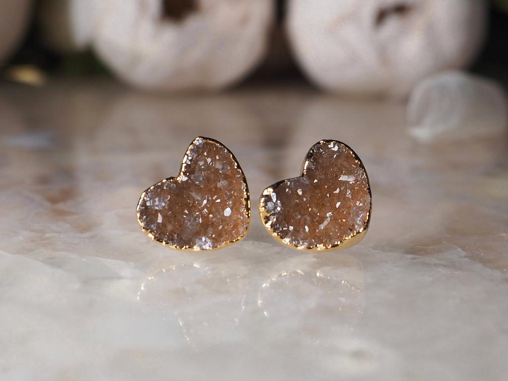 Серьги с цитрином