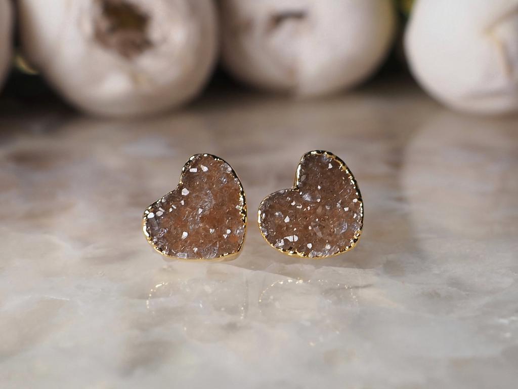 Серьги с цитрином