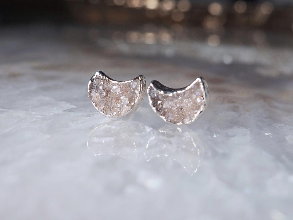 Серьги с кварцем