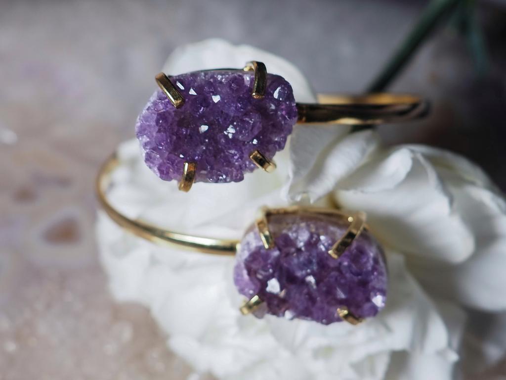 Браслет с аметистом