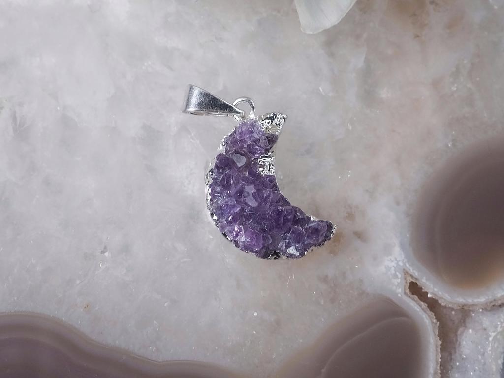 Подвеска с друзой аметиста