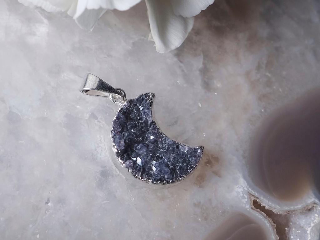 Подвеска с друзой аметиста