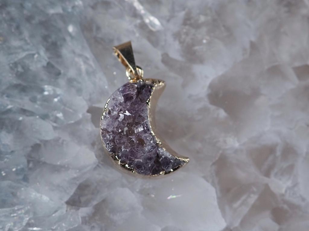 Подвеска с друзой аметиста