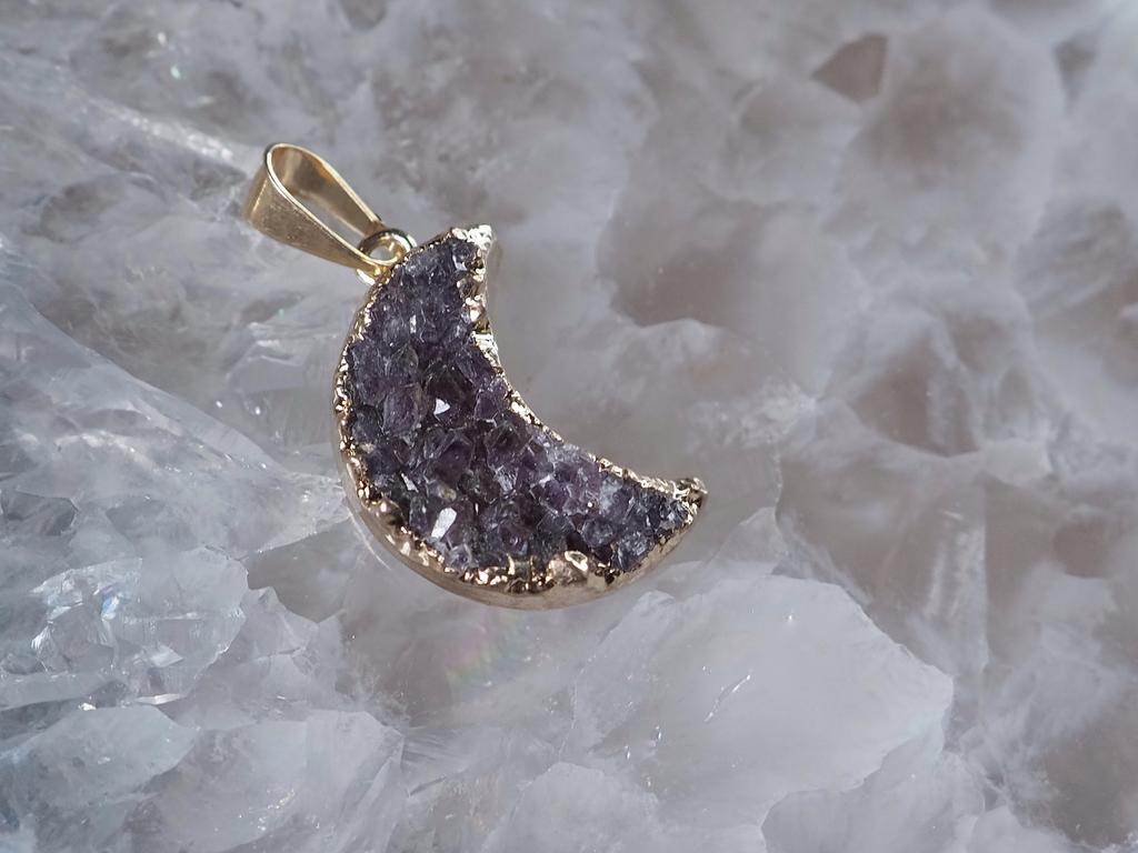 Подвеска с друзой аметиста