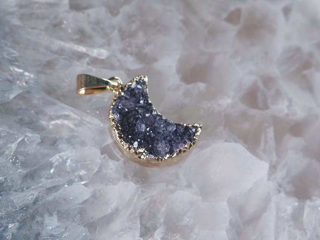 Подвеска с друзой аметиста