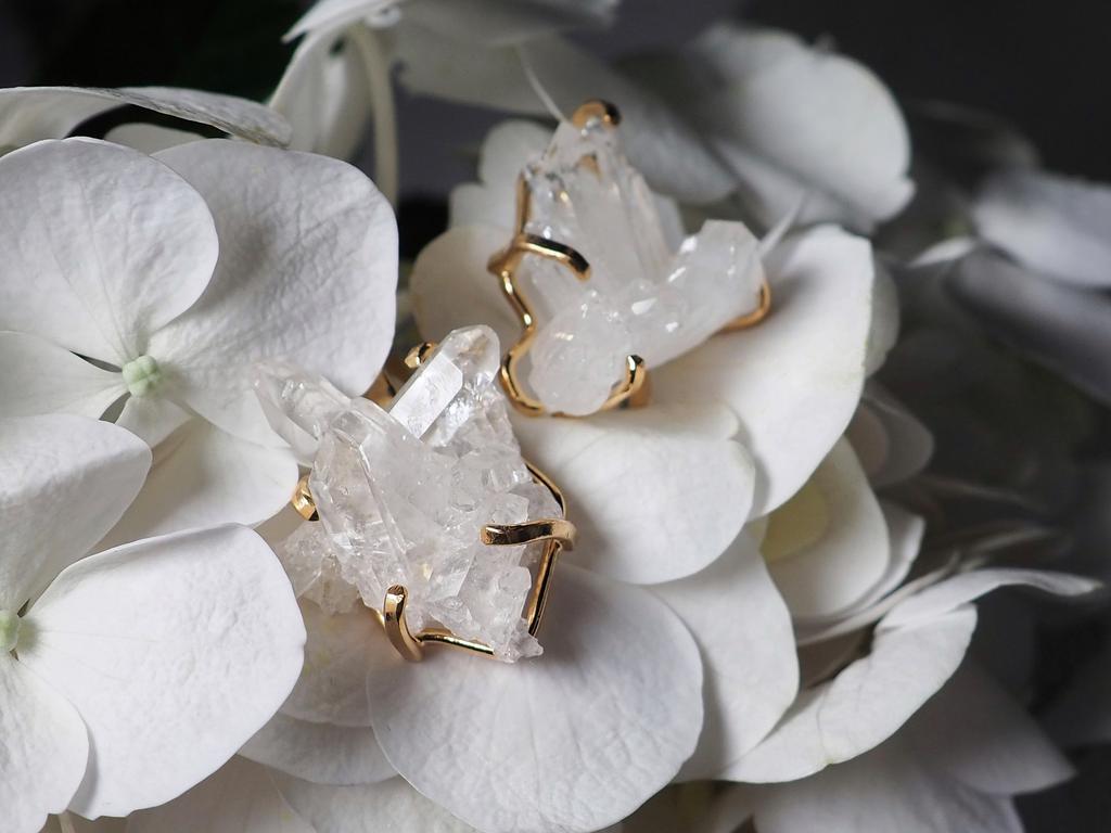 Кольцо с горным хрусталем