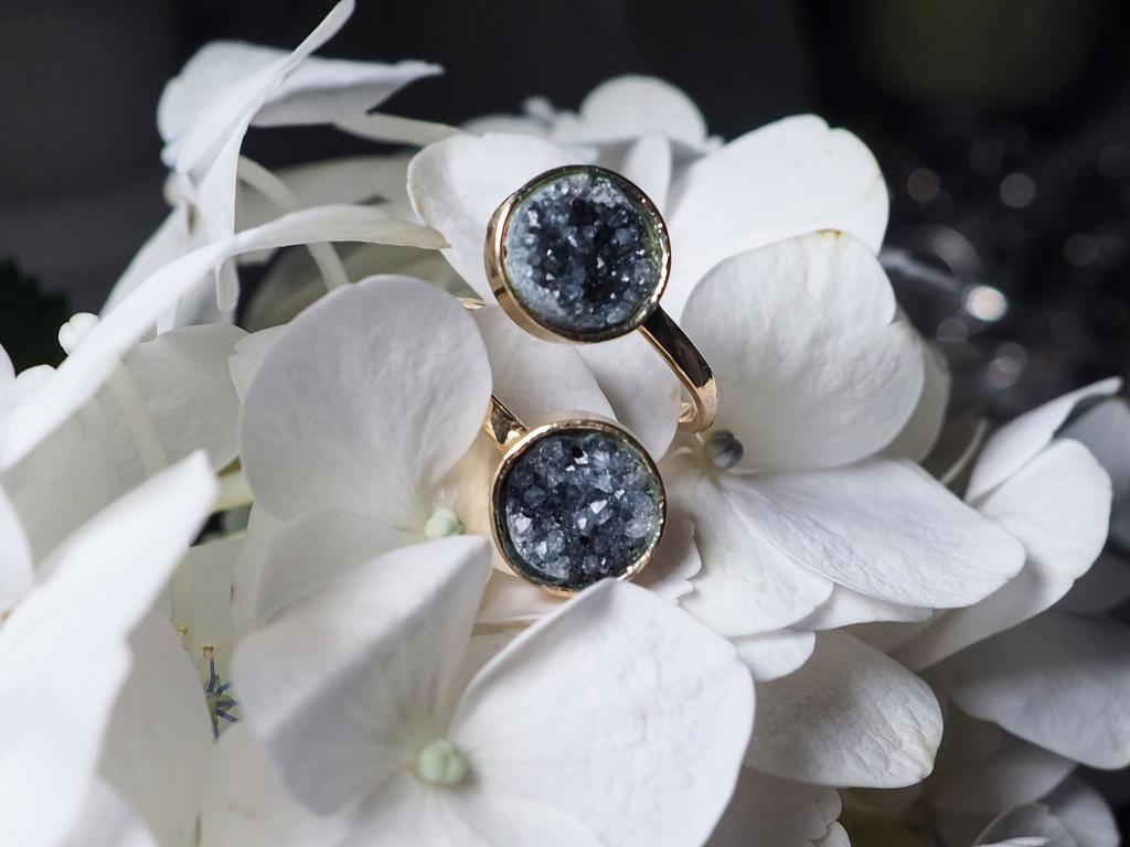 Кольцо с агатом