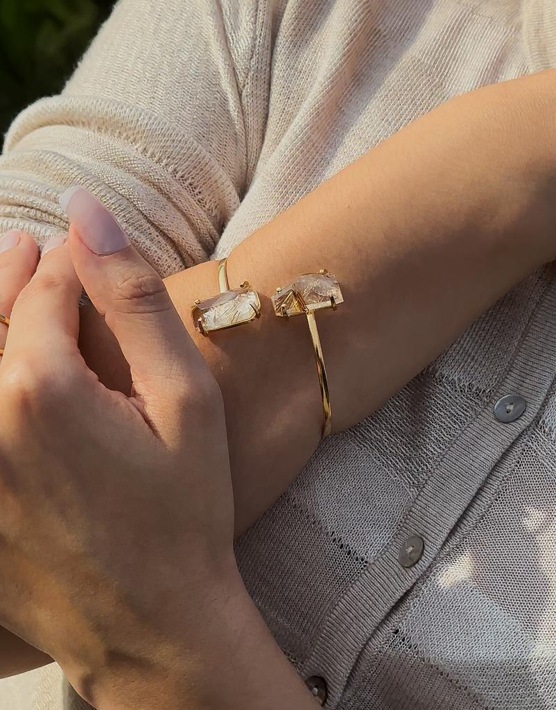 Браслет с рутиловым кварцем