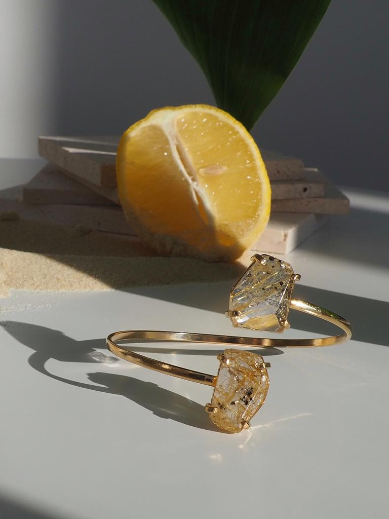 Браслет с рутиловым кварцем