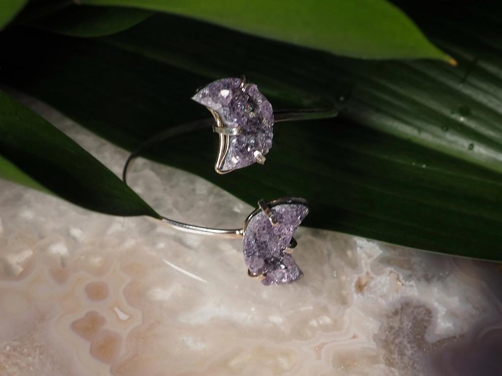 Браслет LUNA с аметистом