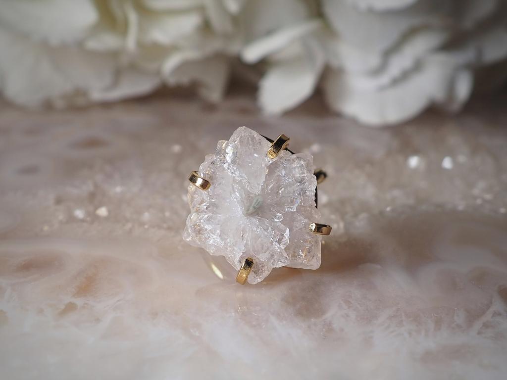 Кольцо со сталактитом