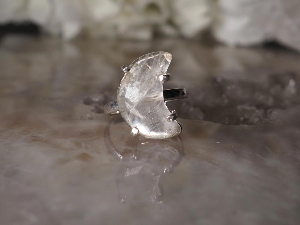 Кольцо с горным хрусталем