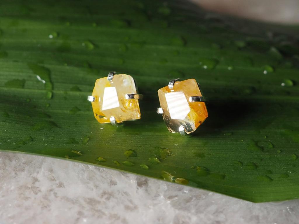 Серьги с золотым кварцем Golden Healer