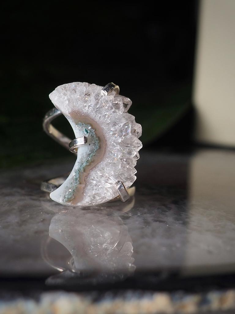 Кольцо со сталактитом