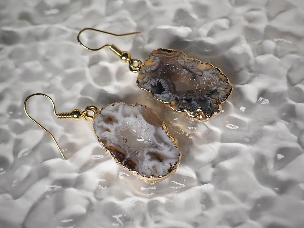 Серьги с агатом