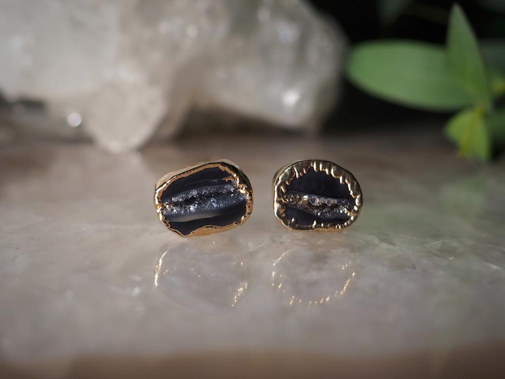 Серьги с агатом