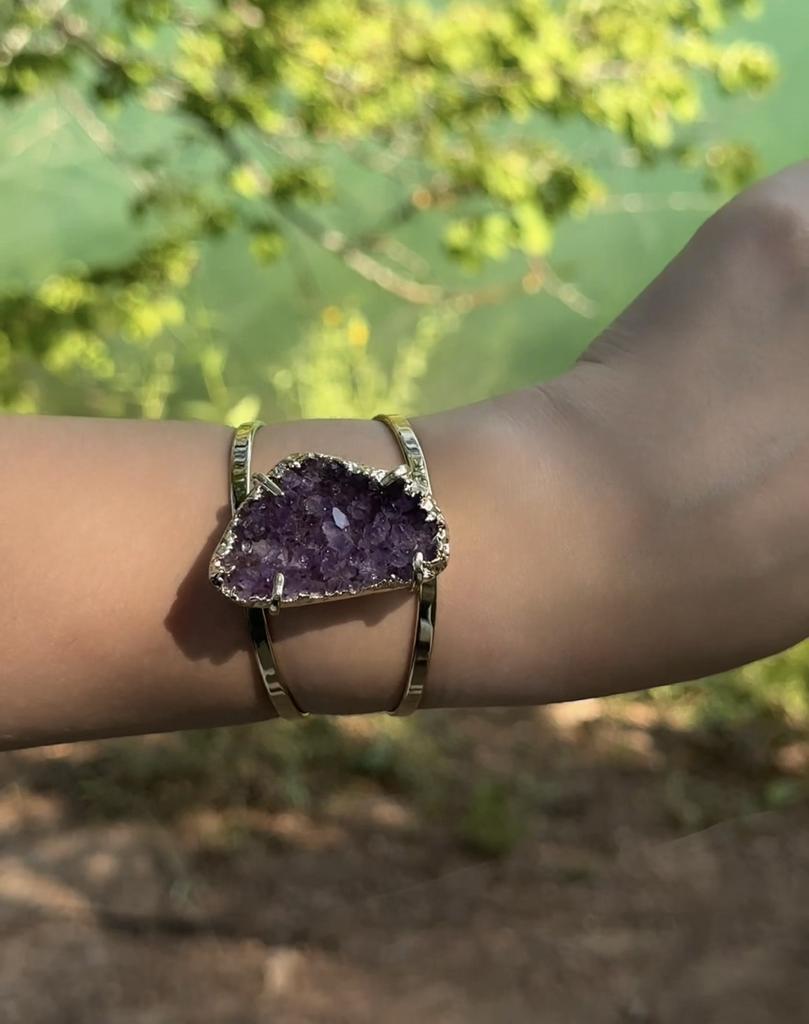 Браслет с аметистом