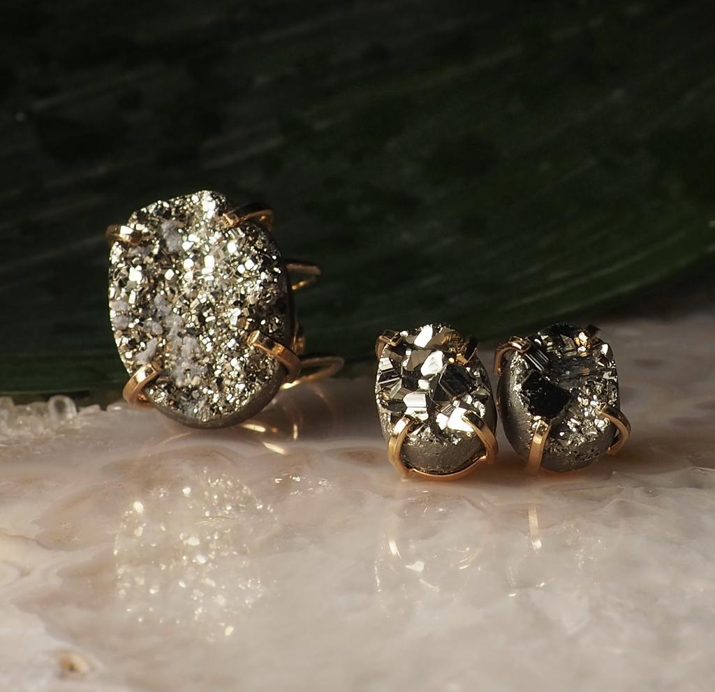 Украшения с пиритом