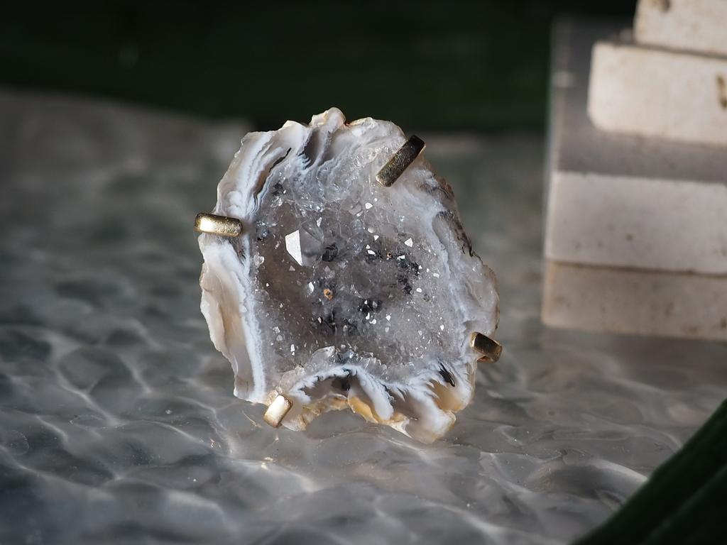 Кольцо с агатом