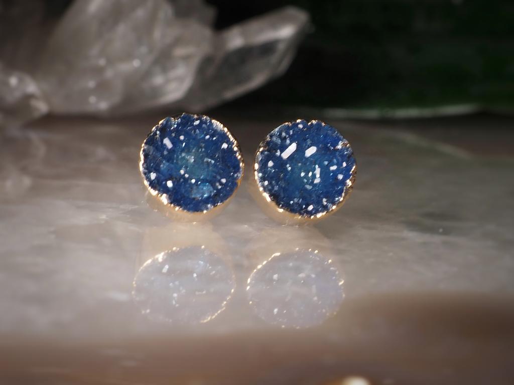 Серьги с кварцем