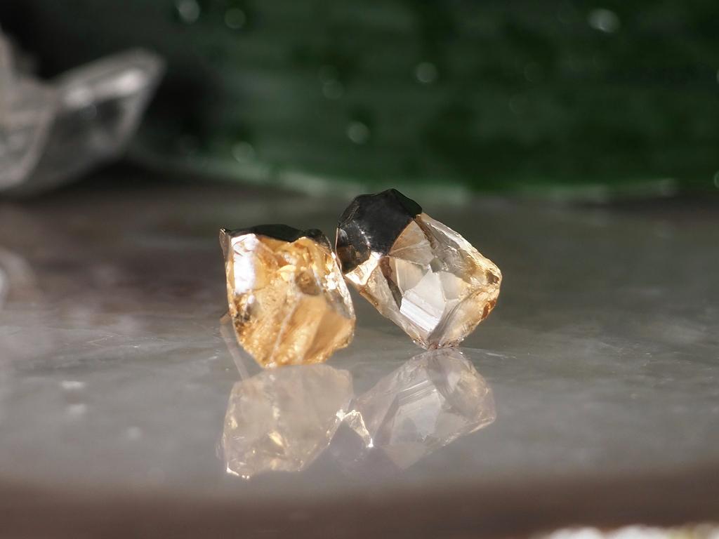 Серьги с цитрином