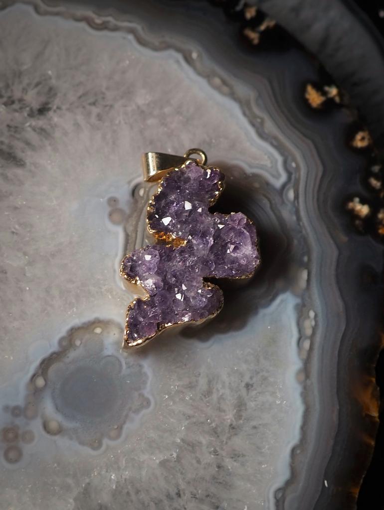 Подвеска с аметистом