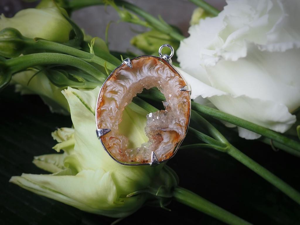 Кулон с агатом