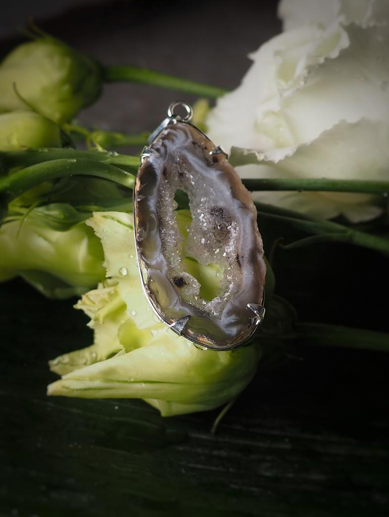 Кулон с агатом