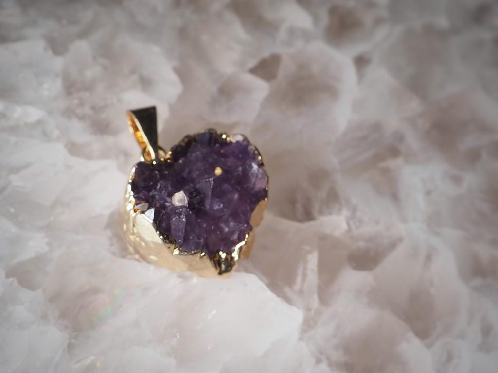 Подвеска с аметистом