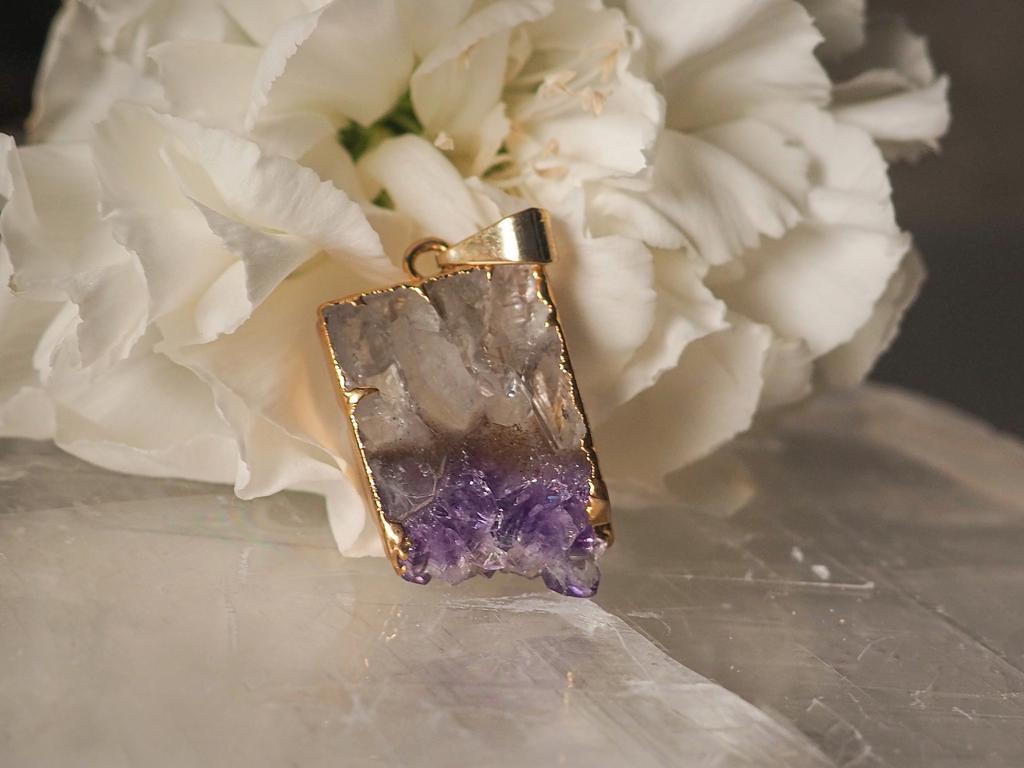 Подвеска с аметистом