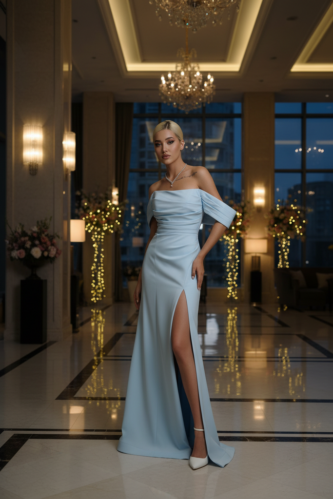 Платье Изобель атлас гол