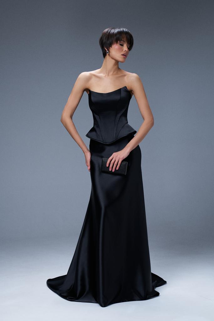 Комплект атласный 26023 черный