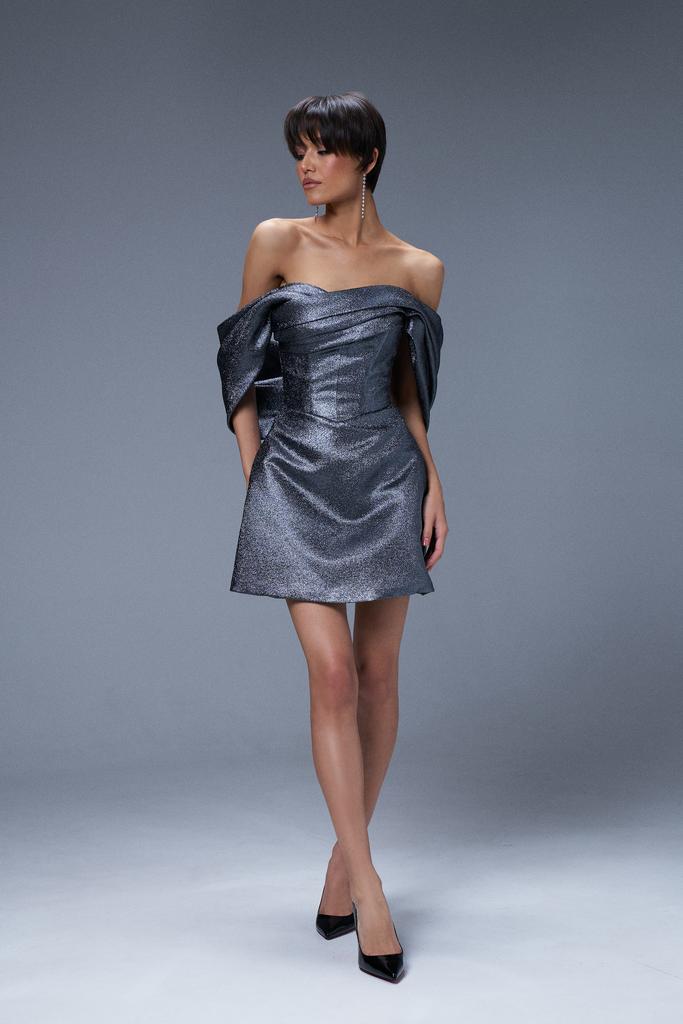 Вечернее платье 26066 графит