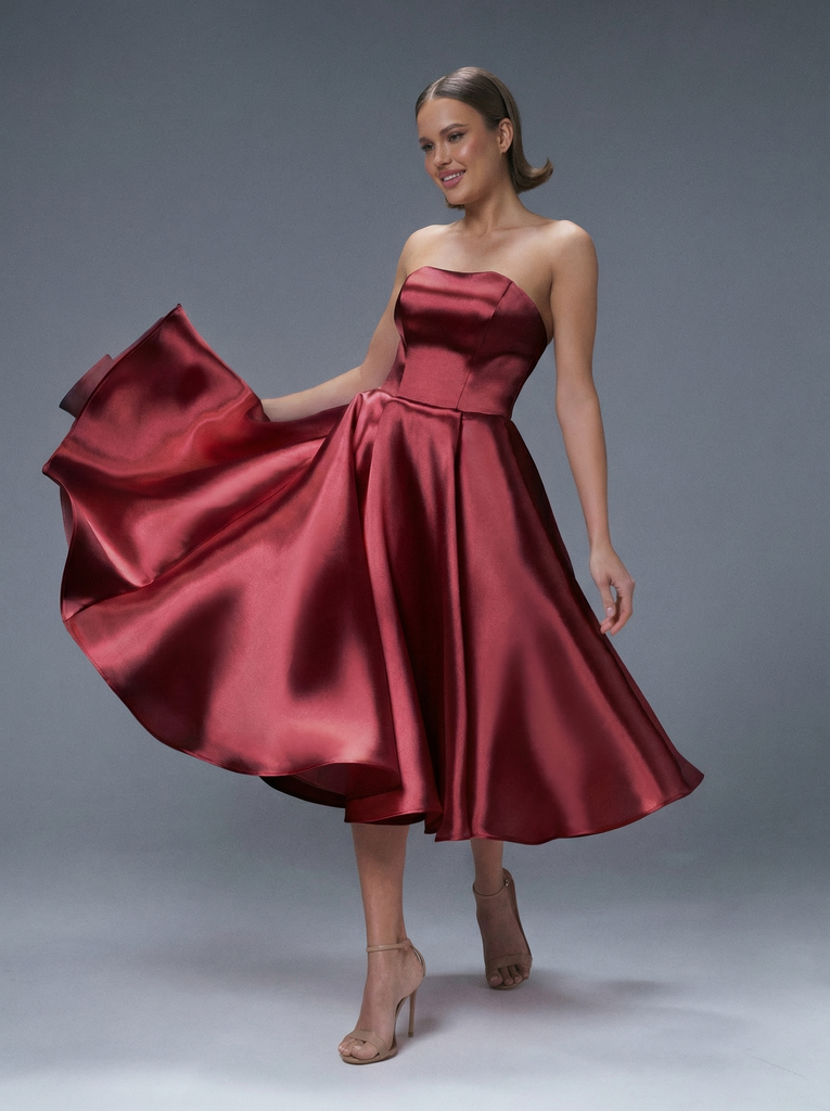 Вечернее платье 26071.1 бордо